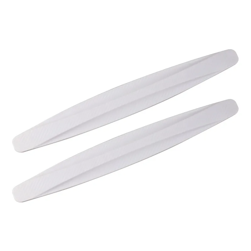 2pcs Car Body Anti-collision Strip Anti-scratch Rubber Strip Door Bumper Protection Sticker
