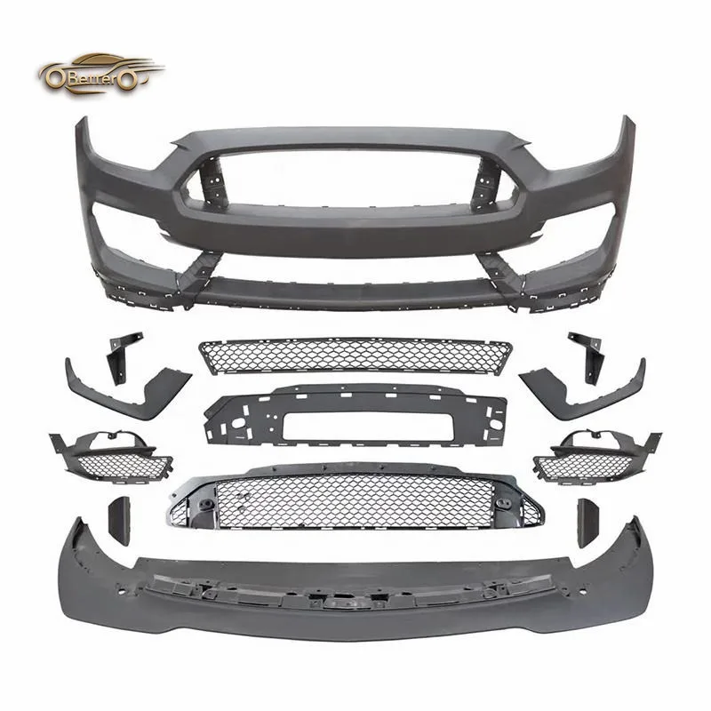 BETTER Factory Price Car Bodykit For Ford Mustang 15-17 GT350R Shelby style front bumper pp material