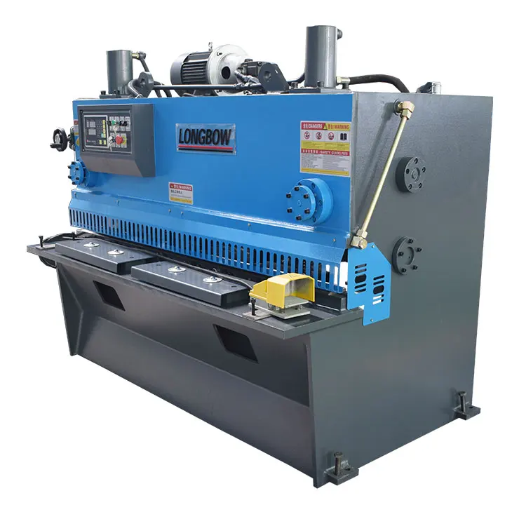 CNC  sheet metal shearing machine steel plate hydraulic shearing machine export to all world