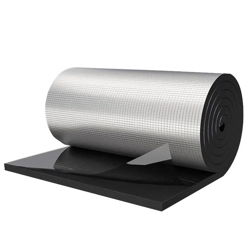 Best price black sound proof wall panels acoustic NBR rubber foam roll