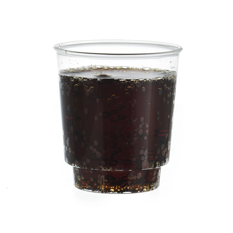 FREE SAMPLE Crystal Polystyrene Disposable PS Cup 6oz Plastic Cup Clear for Drinking