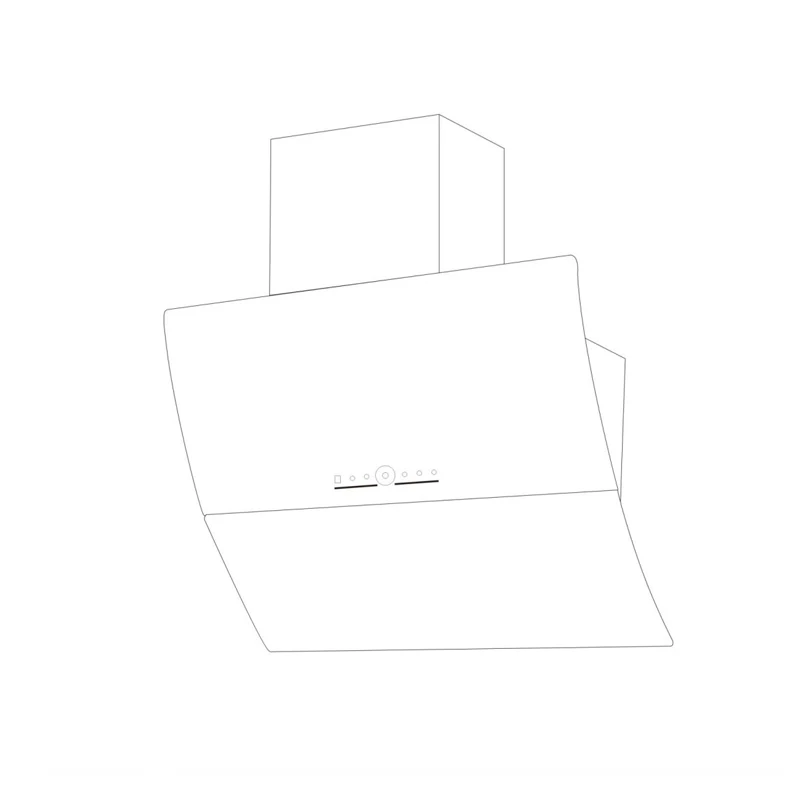 zhongshan Huachu factory make copper motor kitchen range hood / big suction power cooker hood