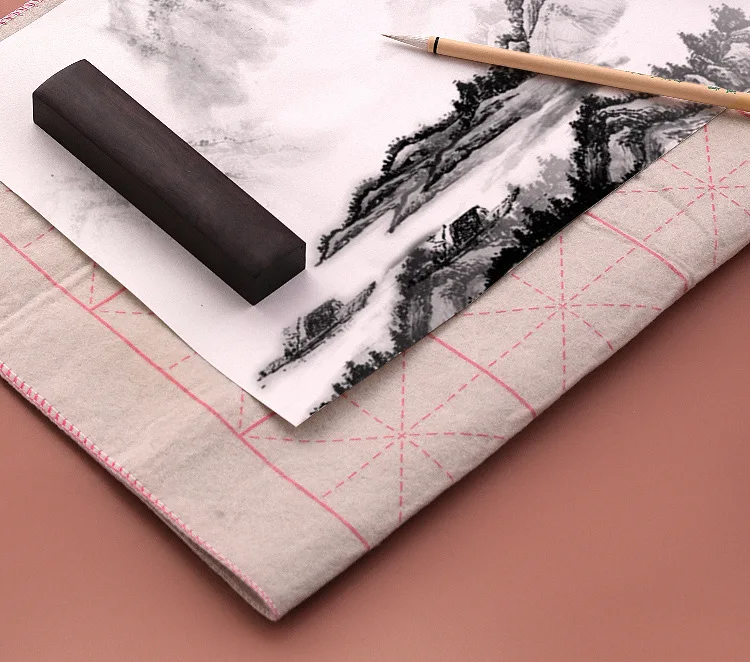 Chinese Traditional BaiYun Brush in small size Sumi brush with bamboo handle for realistic painting and calligraphy