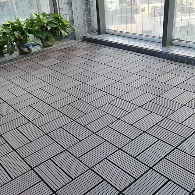 Interlocking Deck Tiles Patio Flooring Outdoor Waterproof All Weather Tile for Outdoor Party Balcony