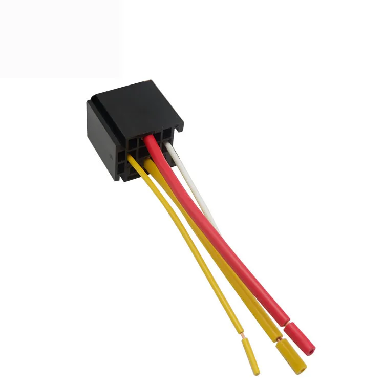 Automotive Wiring Relay Harness 4 Pin Relay Socket Relay Switch Plug for Car Motorcycle