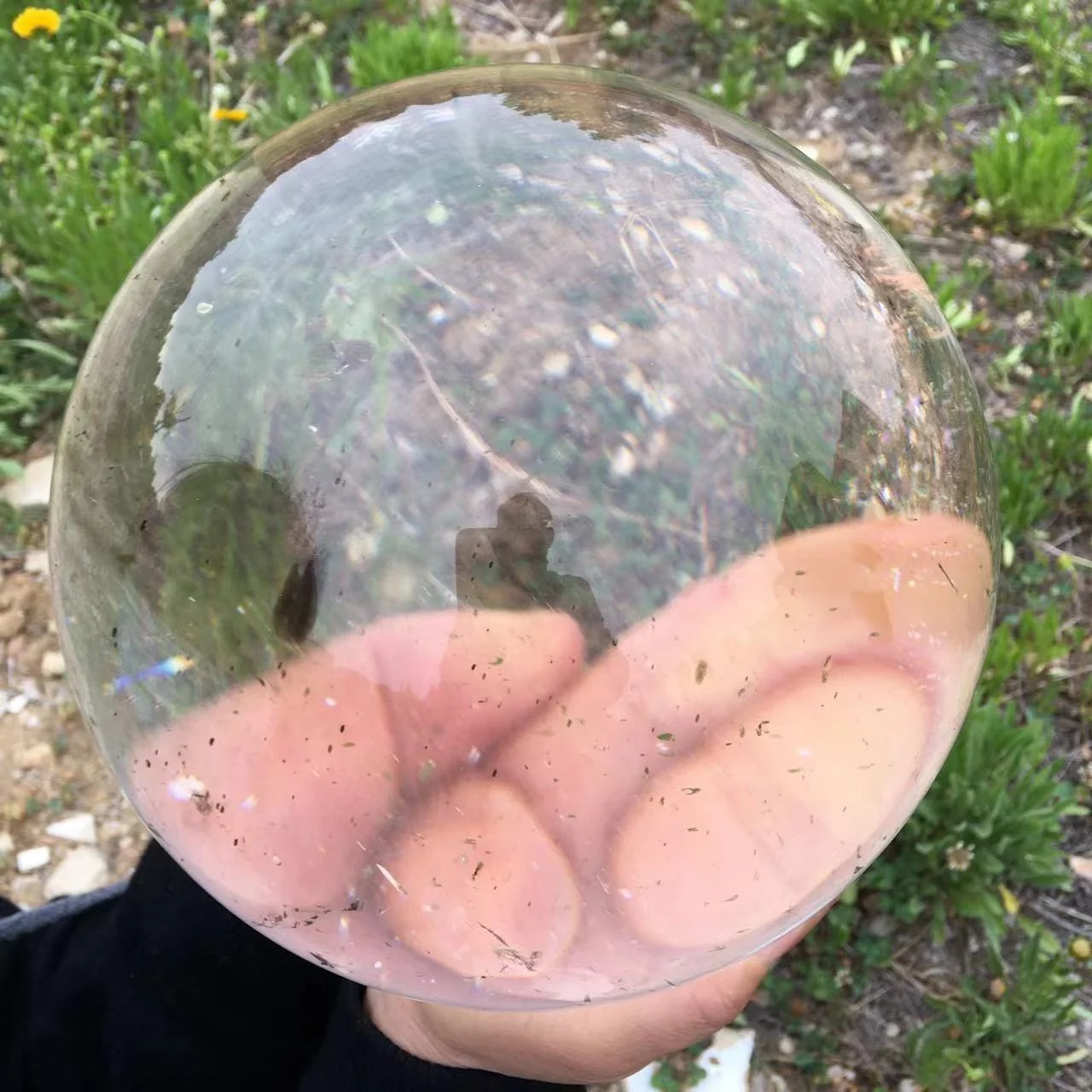 Wholesale high quality natural transparent quartz ball crystal gem ball wedding souvenirs for guests