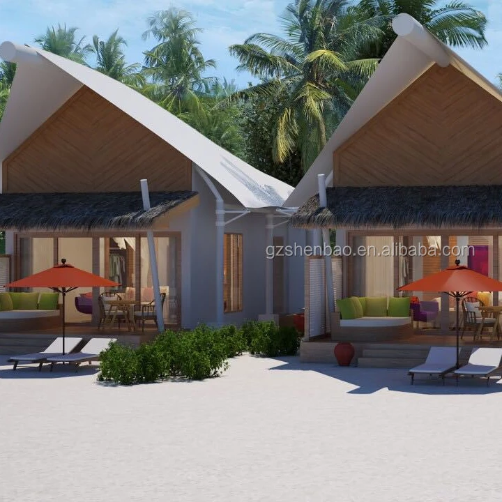 Waterproof beautiful luxury camping outdoor hotel house tent for resort