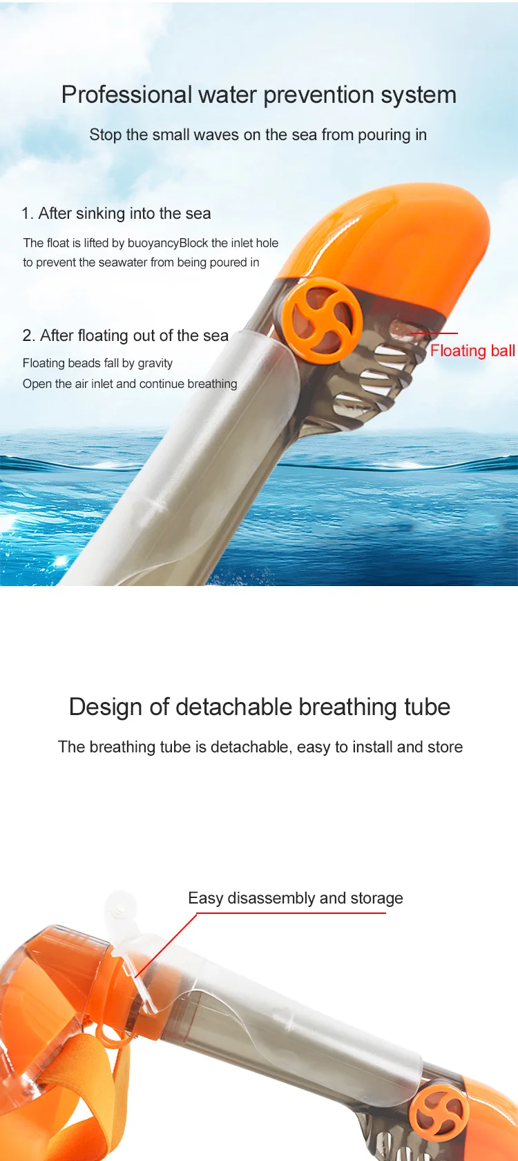  Cross-border adult children all dry diving mask anti-fog camera travel goggles