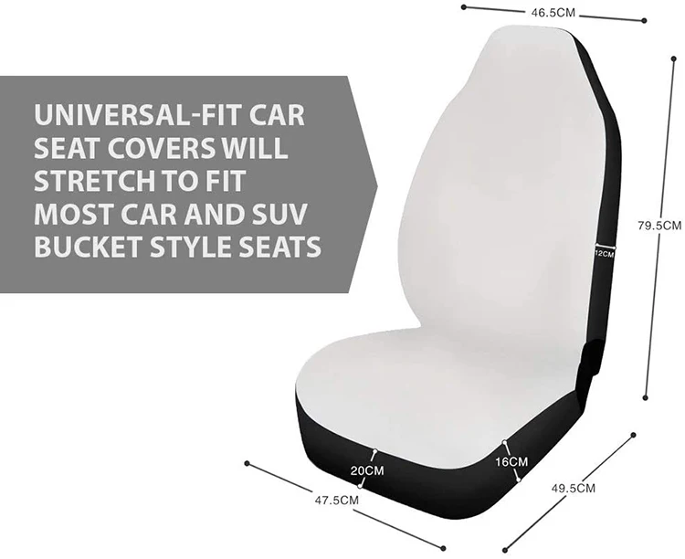 Universal Waterproof Non-Slip Seat Protector Save Your Leather neoprene fabric seat cover For Automotive, Van, Truck, SUV