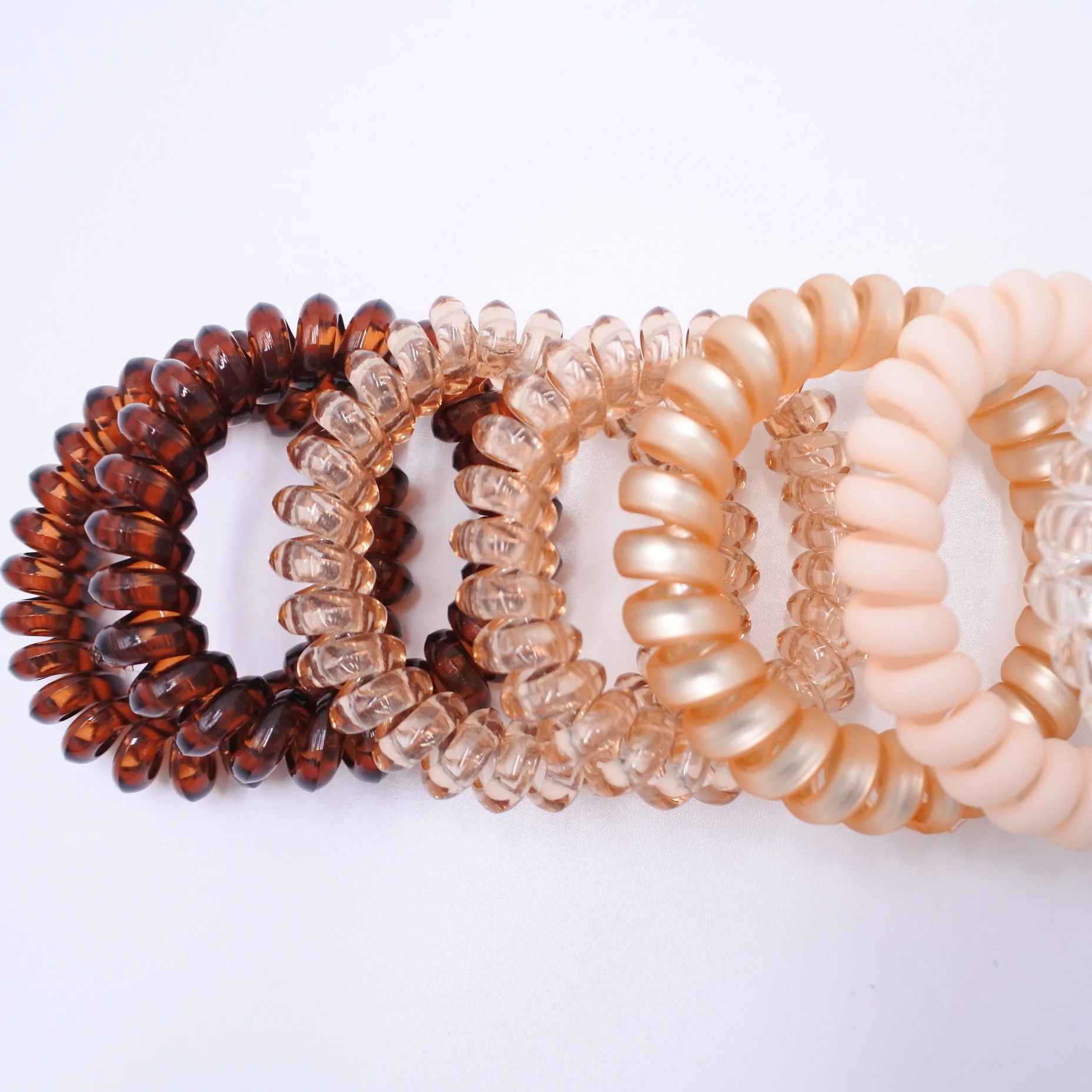 Замечательный цвет pk микс финишная однотонная телефонная лента для волос пони держатель