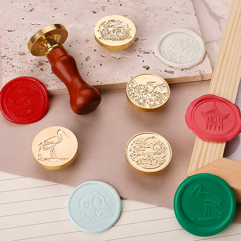 Hot selling Custom Embossing Wax Seal Stamps Seal Labels Sealing Wax Sticker with Your Design