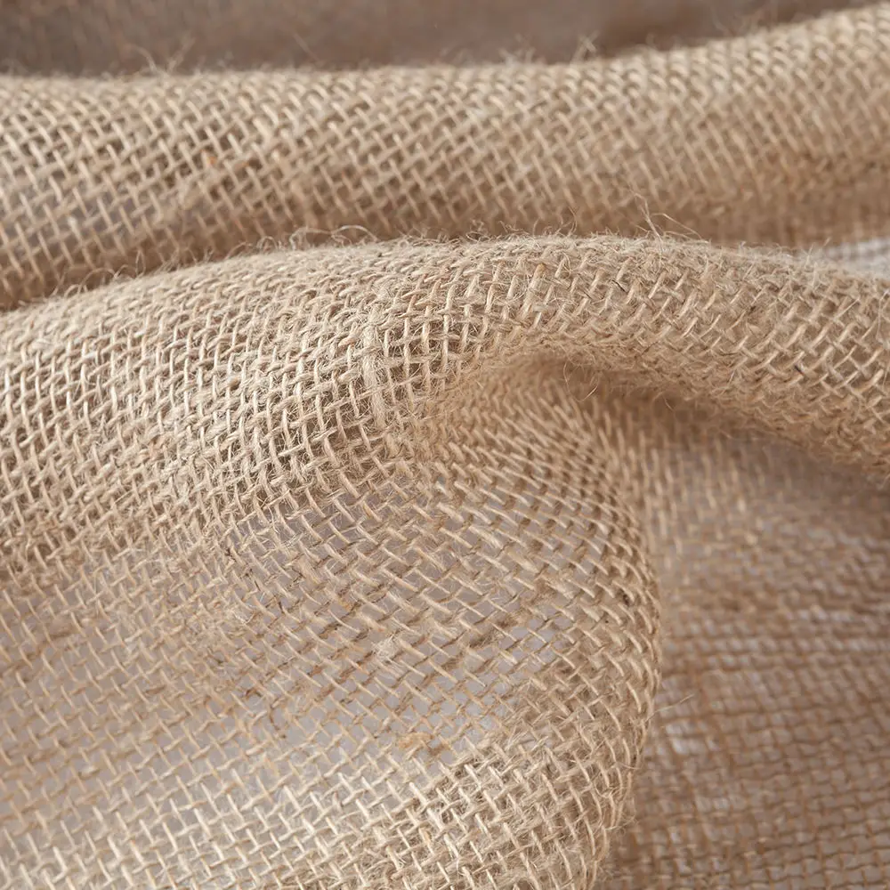 Eco Durable Biodegradable Hemp Fabric Dog Training Coarse Jute Pouch Burlap Bags