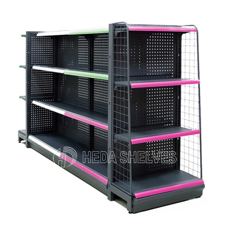 China heda shelves supermarket shelf display rack supermarket gondola