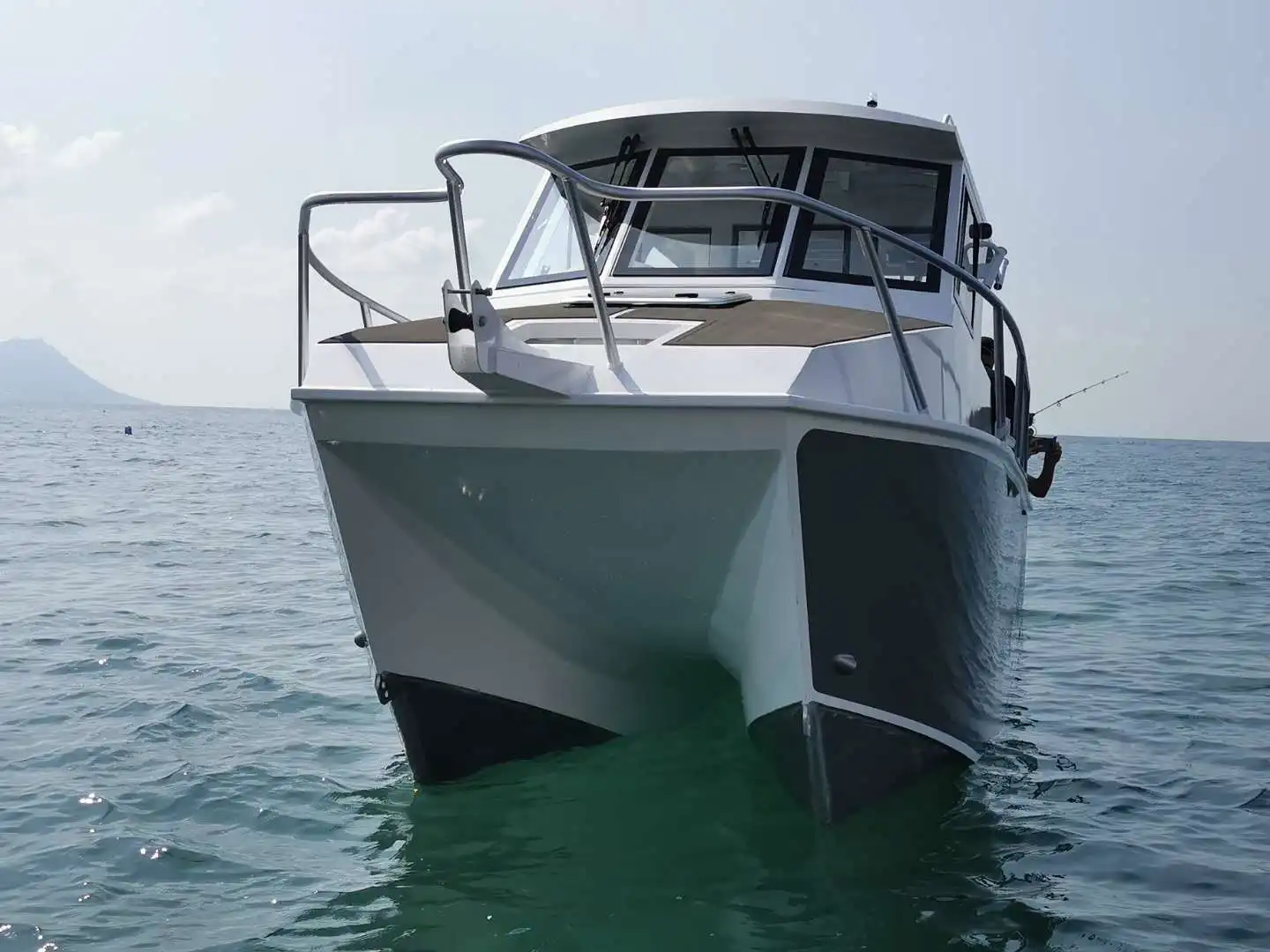 New Lifestyle 24ft aluminum catamaran boat cabin cruiser