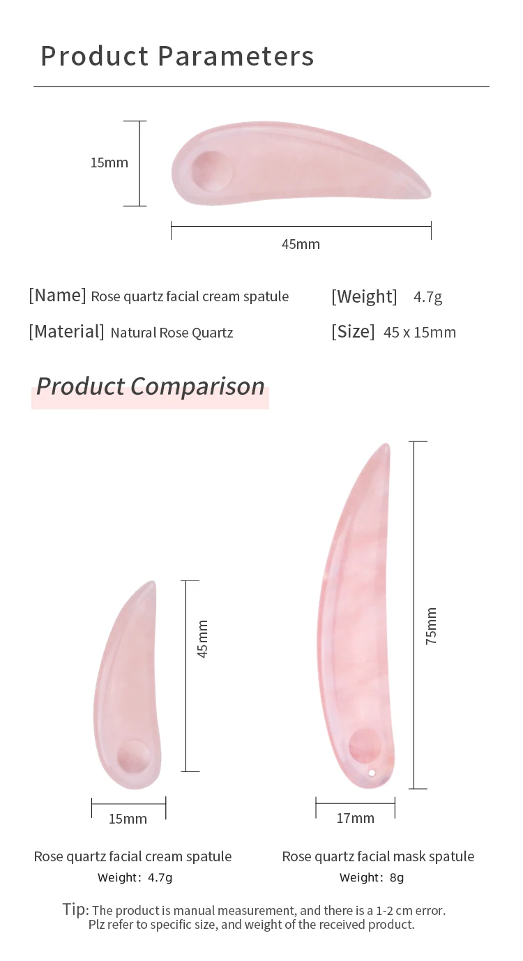 Factory Price Jade Stone Cosmetic Spatula Reduce Fine Wrinkles Natural Jade Eye Cream Spatula Spatula For Cosmetic Product