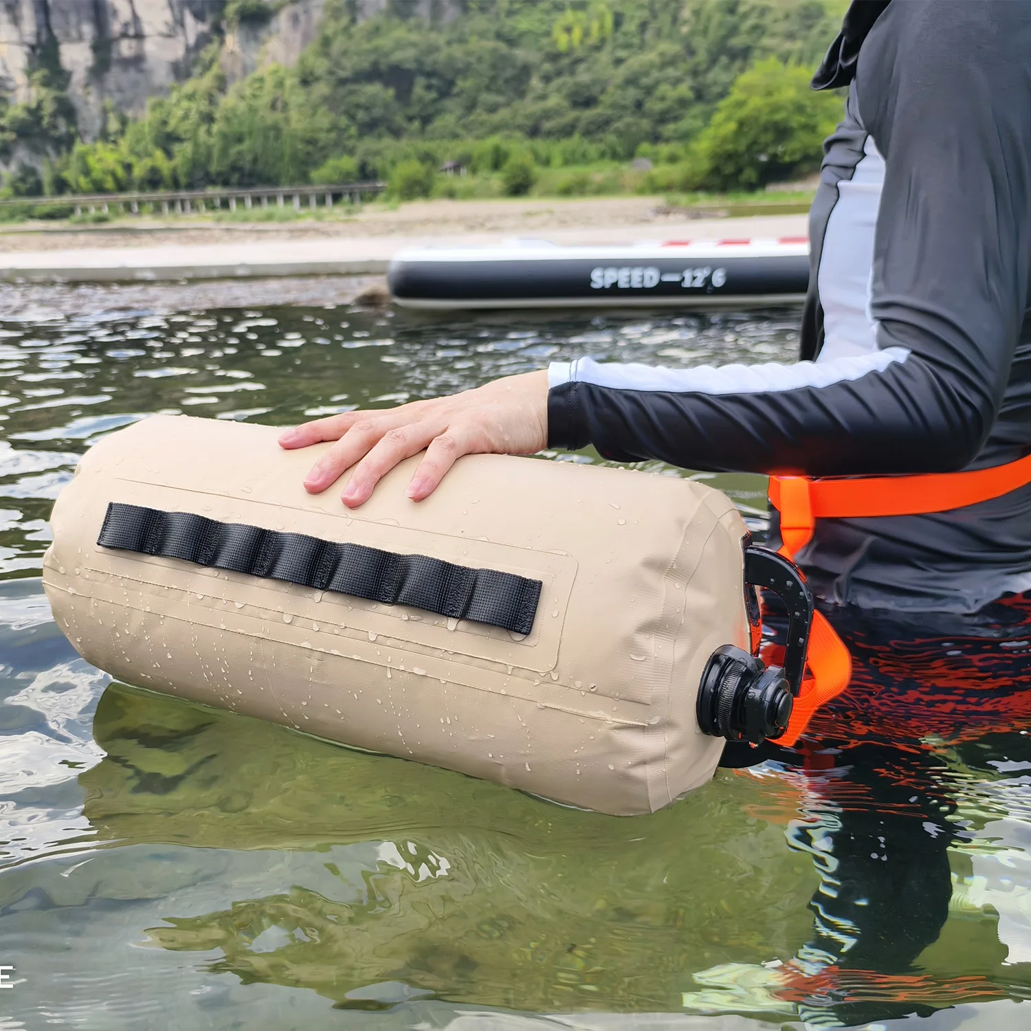 Multi functional outdoor water bag swimming float 10KG tent counterweight water bag swimming bag