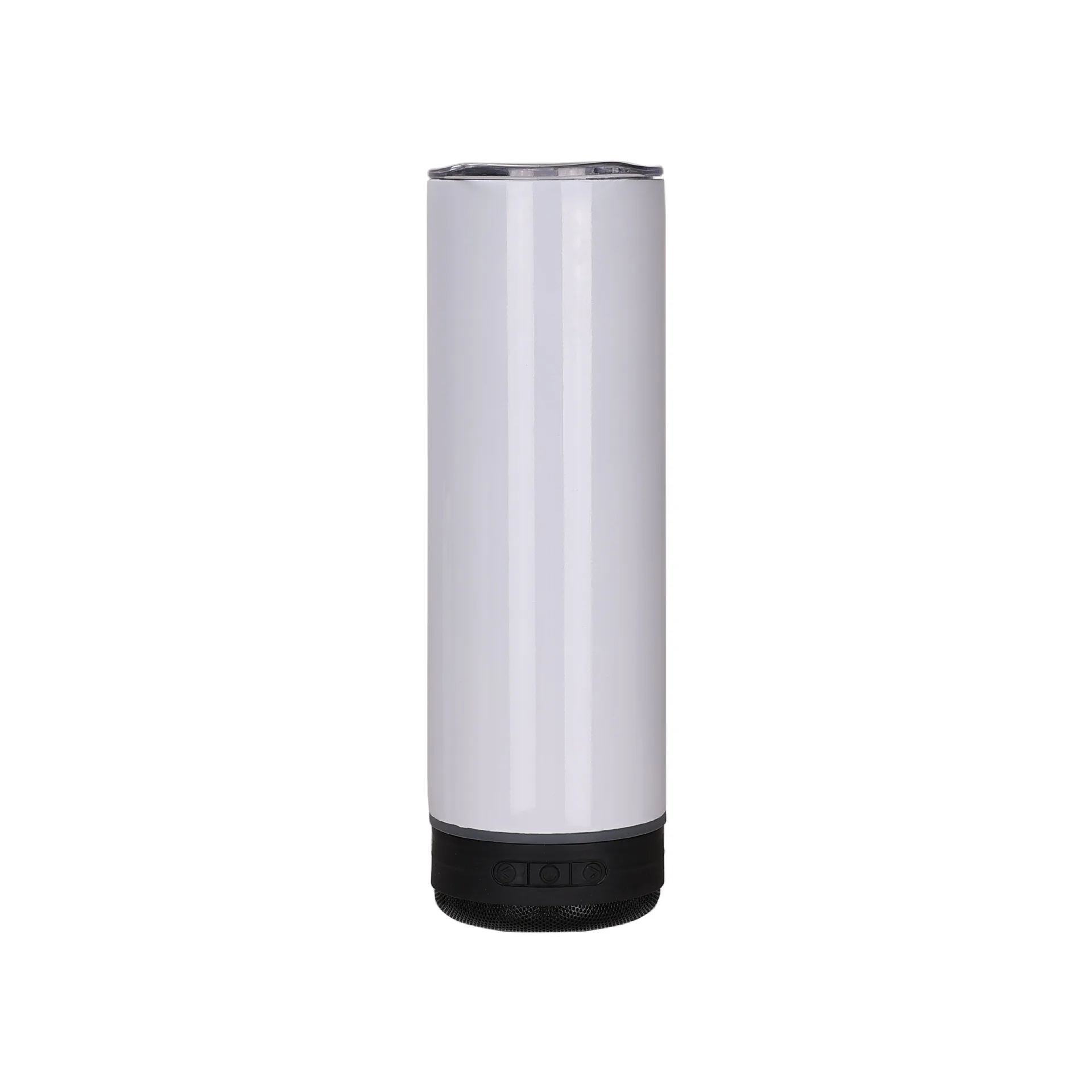 Wholesale Dye Sublimation Blanks Straight Tumbler Smart Speaker 20oz Stainless Steel Blank Mugs Wireless Speaker Music Tumbler