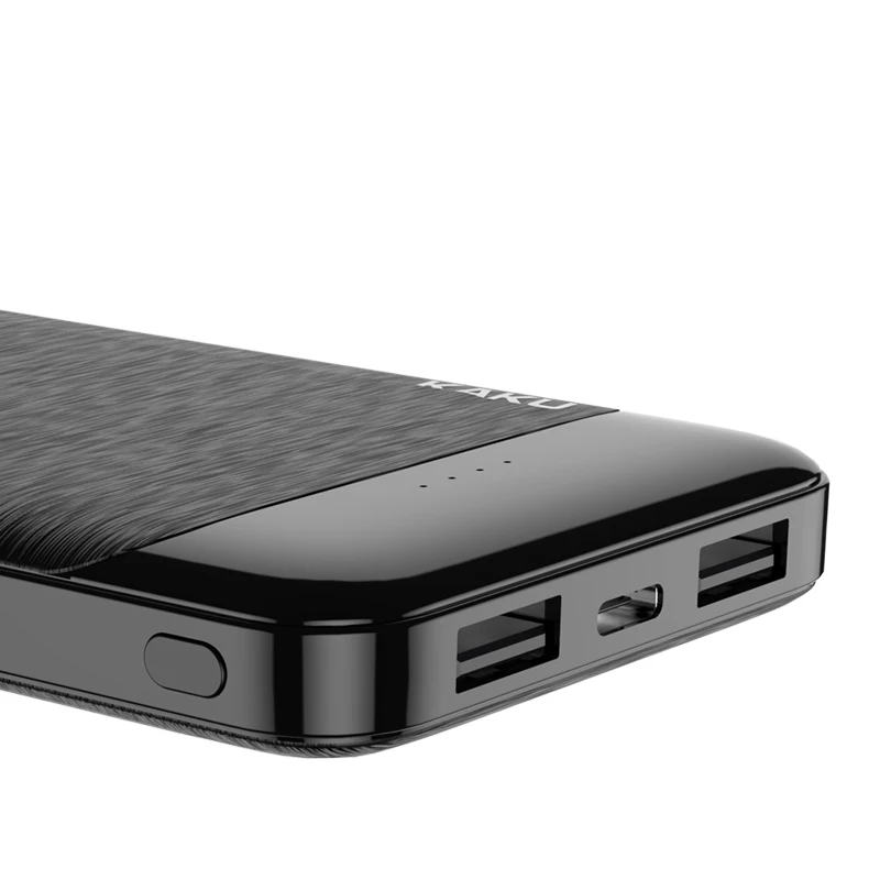 KAKU 2020 consumer electronics portable battery banks module LED light 10000 mah small mini power bank