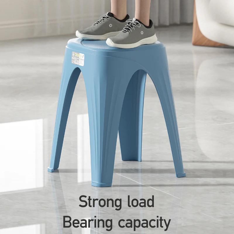 Xingsheng Modern Multi-colored square Flower Plastic Stools Non-slip Can Be Used for Bar-dining Room-bar High