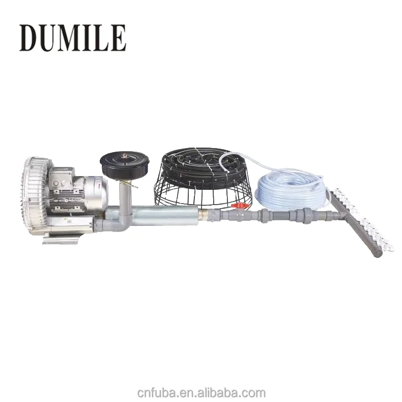 750w Two Stage Air Compressor Aquarium Pump Ring blower fish farming aerator shrimp pond