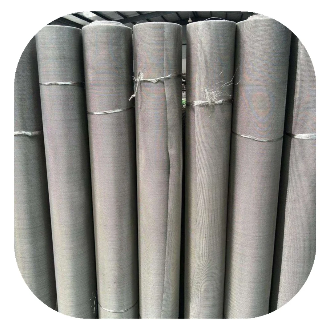Stainless Steel Woven Screen Mesh 304 316 Ultra Fine 1 2 4 5 10 Micron 304 316 Stainless Steel Metal Wire Rope Net Mesh