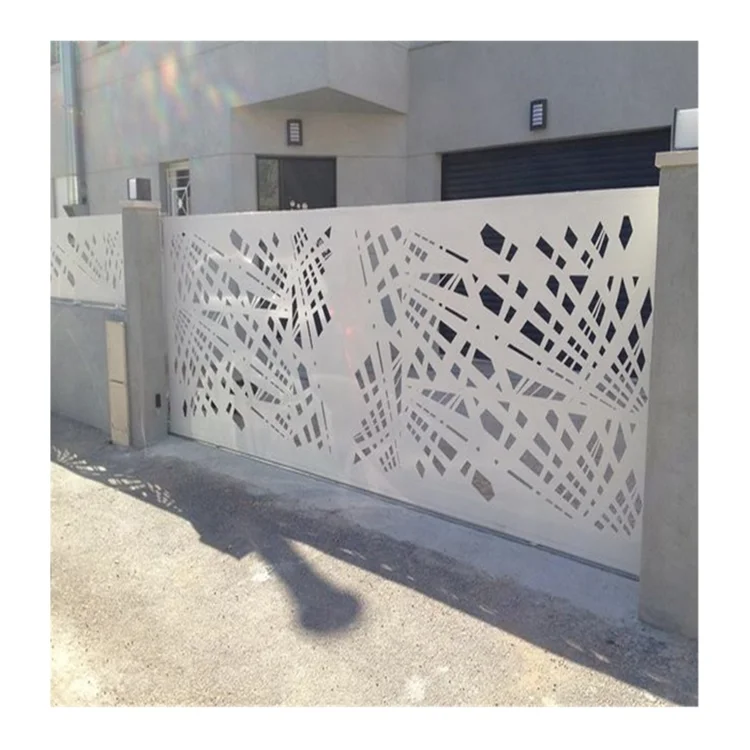 Modern custom stainless steel hot dip galvanized laser cut decor partition board