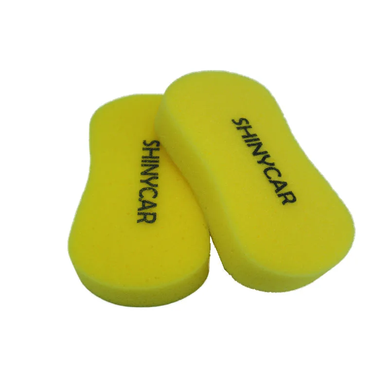 Губка для мытья автомобиля с напечатанным логотипом губка наждачной губкой сырье из морских