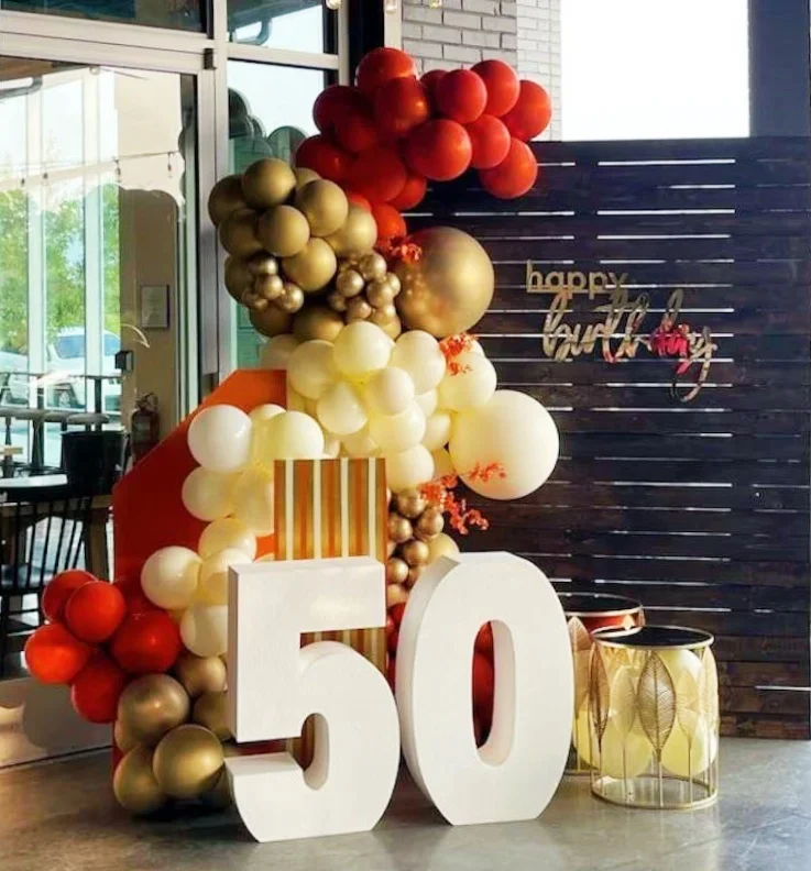 Custom 3D Foam Letters Baby Shower Bridal Table Logo Signs Numbers Birthday Word Characters Name Self Free Standing Large Events