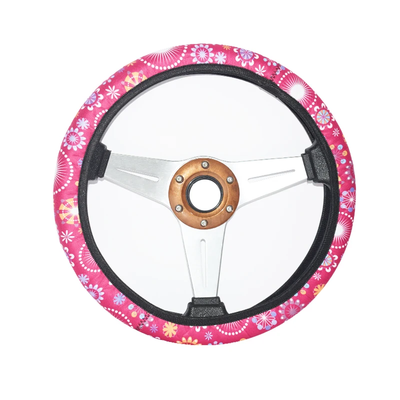 Hot Sale Sublimation Universal Neoprene Car Steering Wheel Cover