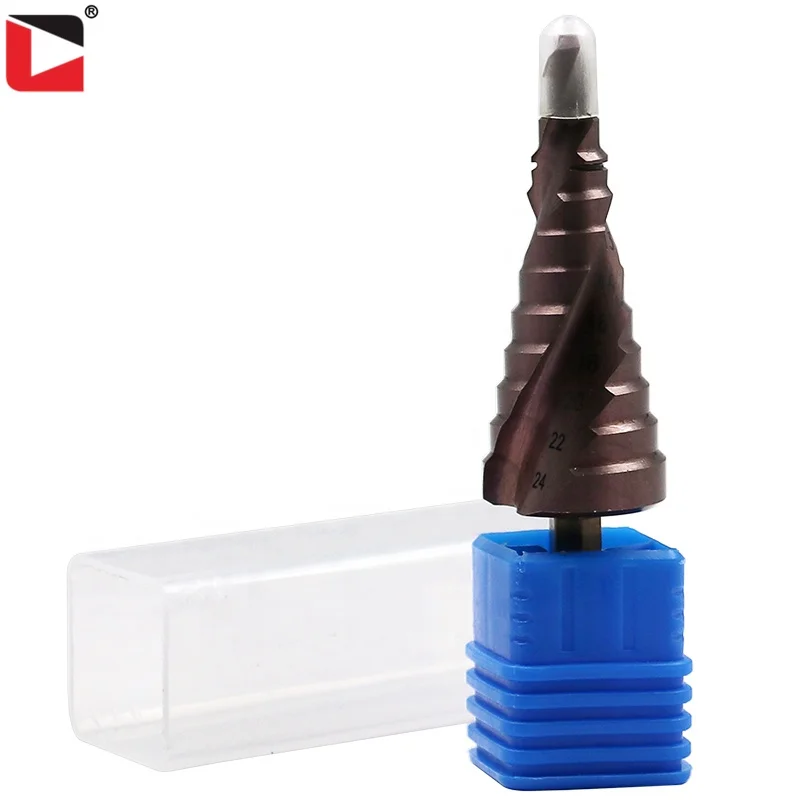 HSS M35 cobalt coated sheet metal step drill bit set