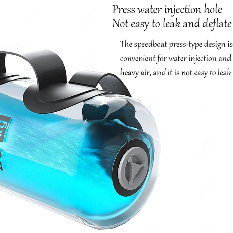 New Arrival Aqua Training Bag Ajustable Weight Weightlifting Fitness Water Bag Training Water Filled Power Aqua Sandbag