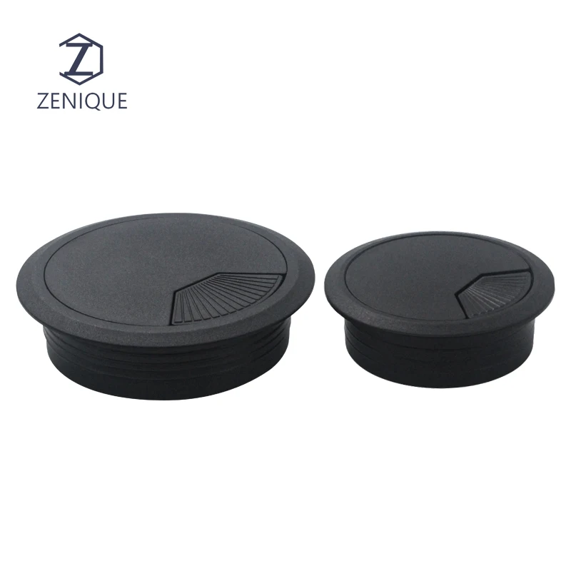 Factory Supply Desktop Desk Computer Wire Grommet Plastic Power Grommet Cord Organizer Cable Hole Cover