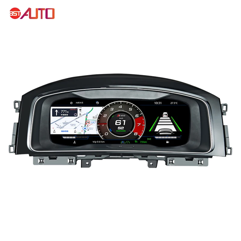 New product Linux System dashboard 12.3 inch Digital Instrument Cluster for VW series auto meter