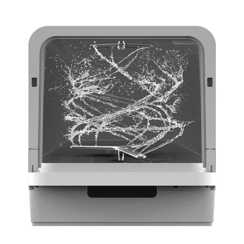 Умная портативная мини-посудомоечная машина со встроенным резервуаром для воды 5L UV ozone многофункциональная посудомоечная