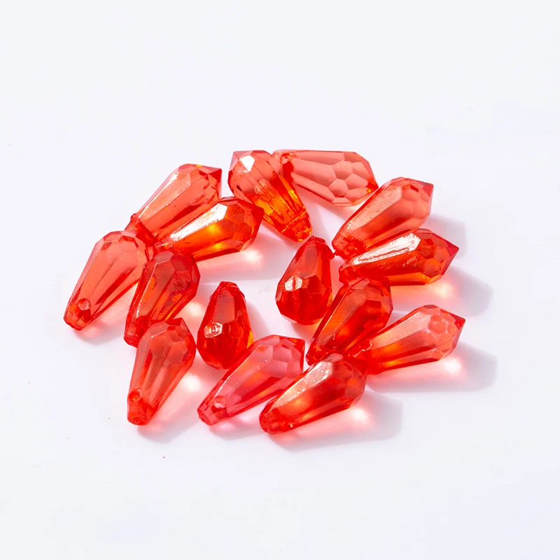 Wholesale 30 mm * 18 mm water droplets transparent acrylic beads other loose beads