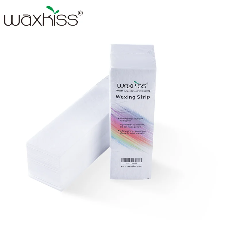 Waxkiss 2021 эпиляция воском полоски спанлейс материал воск 100 шт в