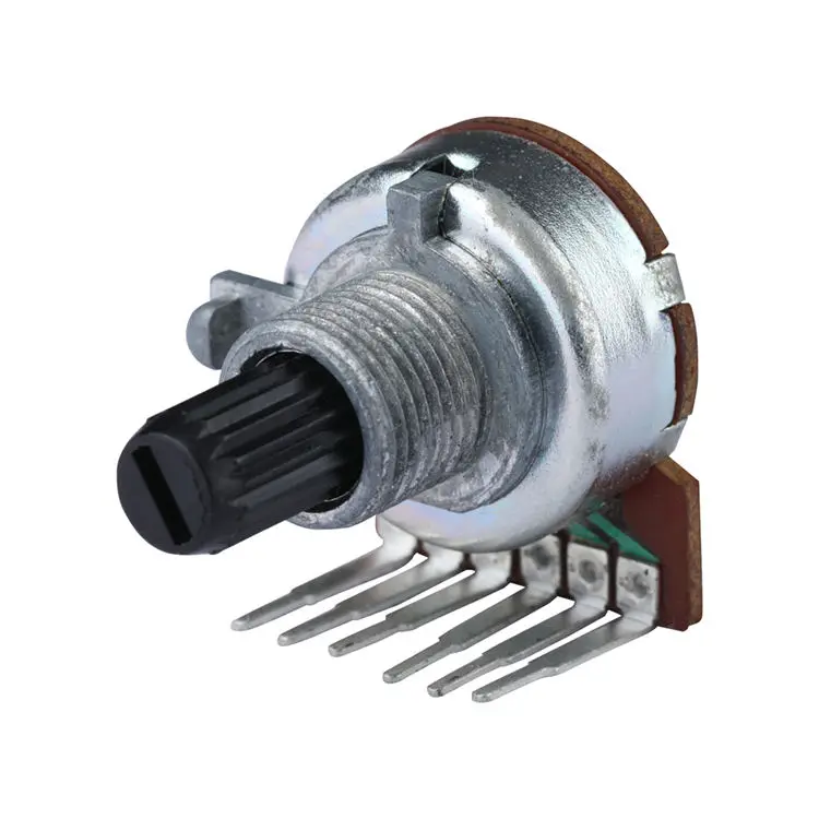 WH161AG Model Volume Control Insulating Shaft Rotary Carbon Film Potentiometer B10k b504 16mm