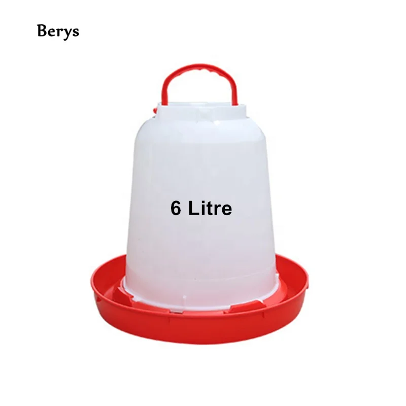 
 Поилка для птицы объемом 6 литров и поилка для воды для кур  