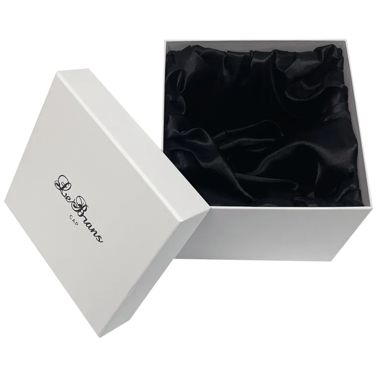 Customized LOGO Baseball Cap Snap cap Hat Box Packaging Gift Boxes with Satin Inside