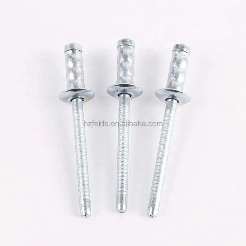 1000/box Diameter 3.2mm 4.8mm 6mm 6.4mm Round And Flat Head Aluminium Steel Open End Blind Rivet