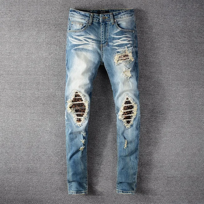 
Factory outlet pants jeans men stock dropshipping top quality blue jeans for man 
