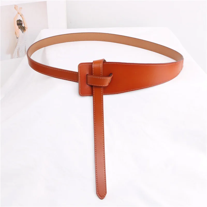 Wholesale Ladies Famous Luxury Brand Women Leather Designer Belts Thick Waist Band Dress Party Wide Belt