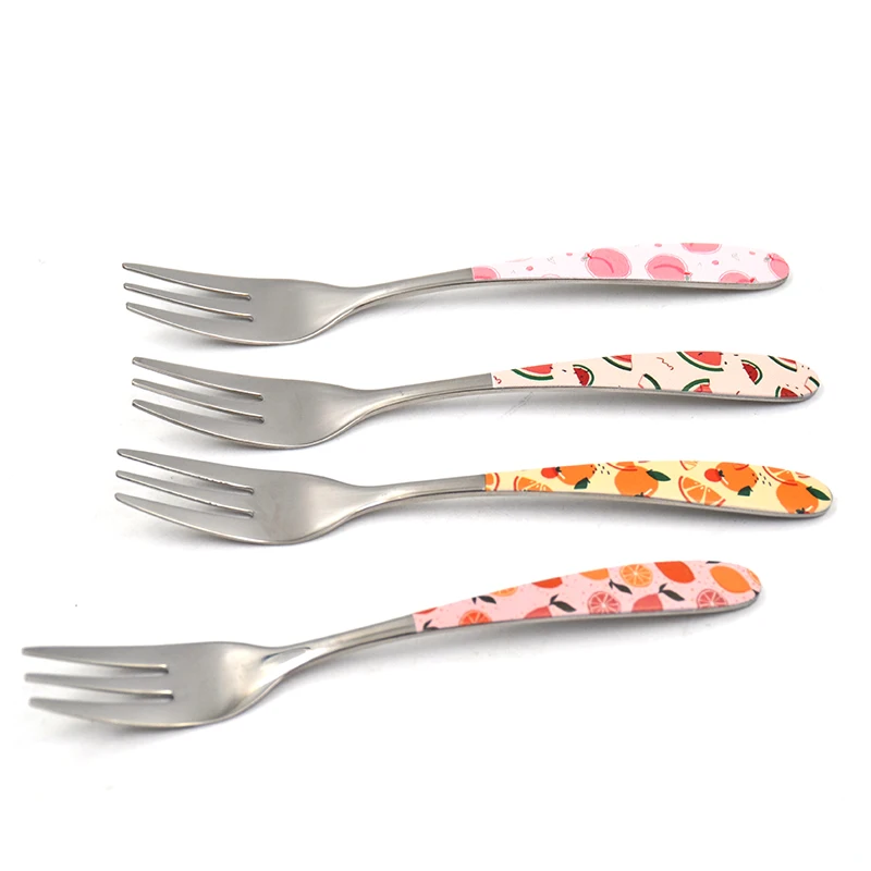 Stainless Steel Fork Salad Fork Customized Printing Fork
