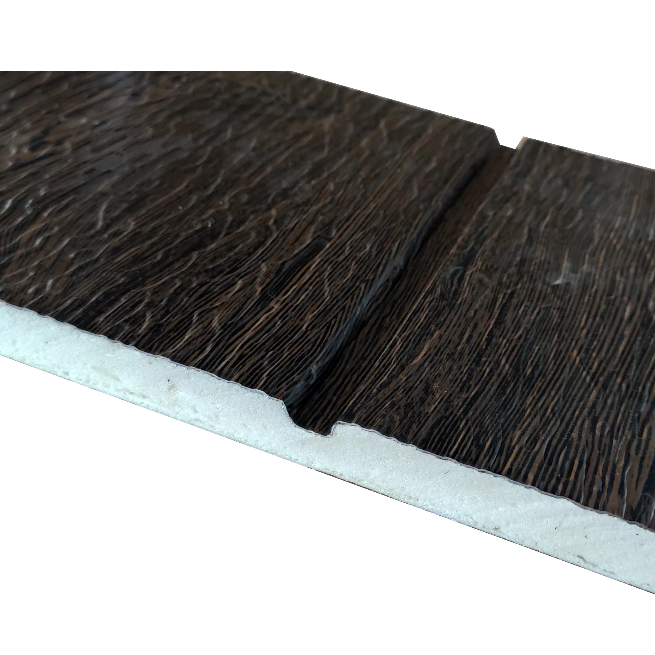 Inside and outside of galvanized embossing plate,fire proof and waterproof metal decorative board insulating foam sandwich panel