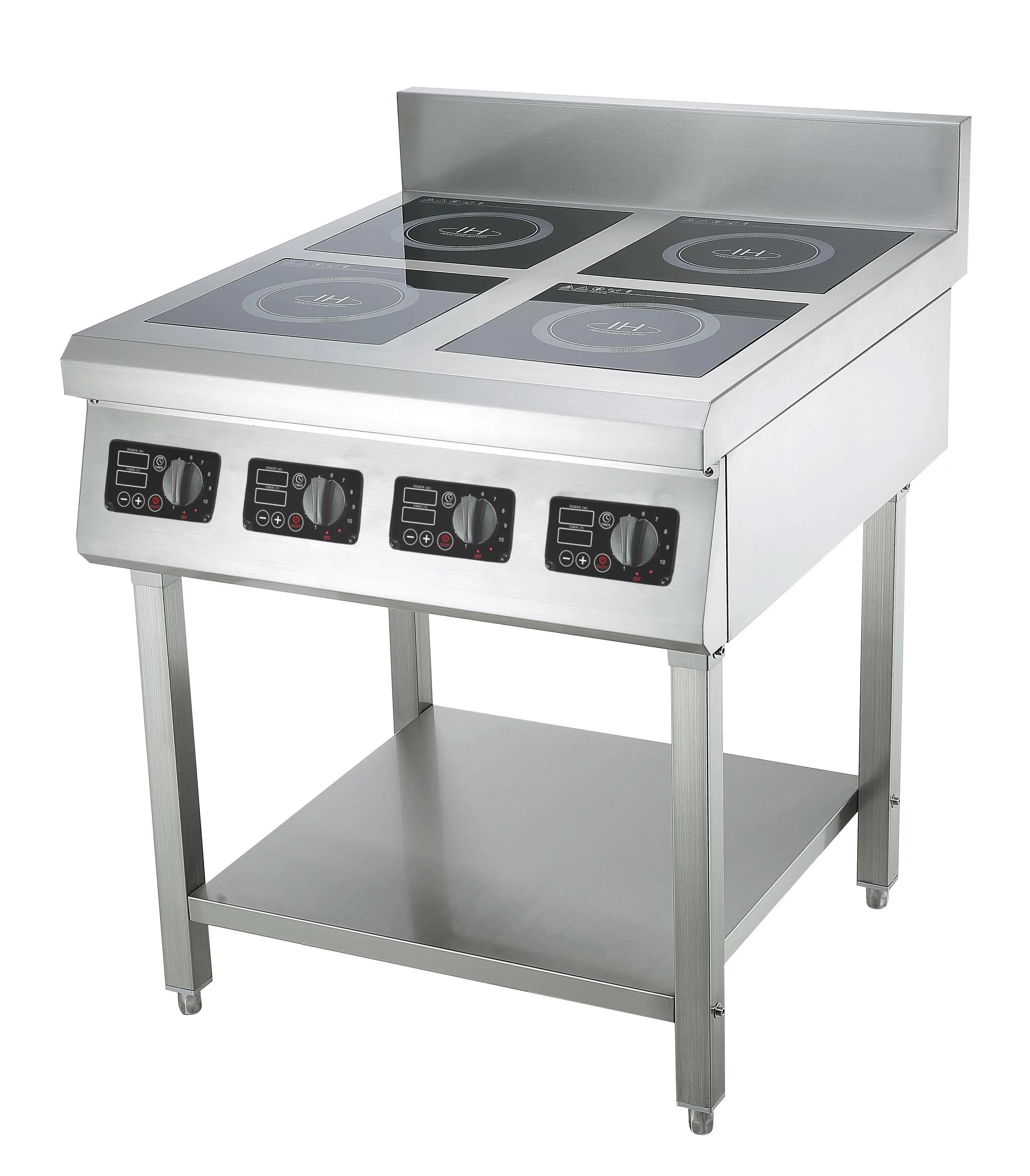 3500W CE Stainless Steel Multi Cooking 4 Burner Commercial Electric Induction Cooker Stove