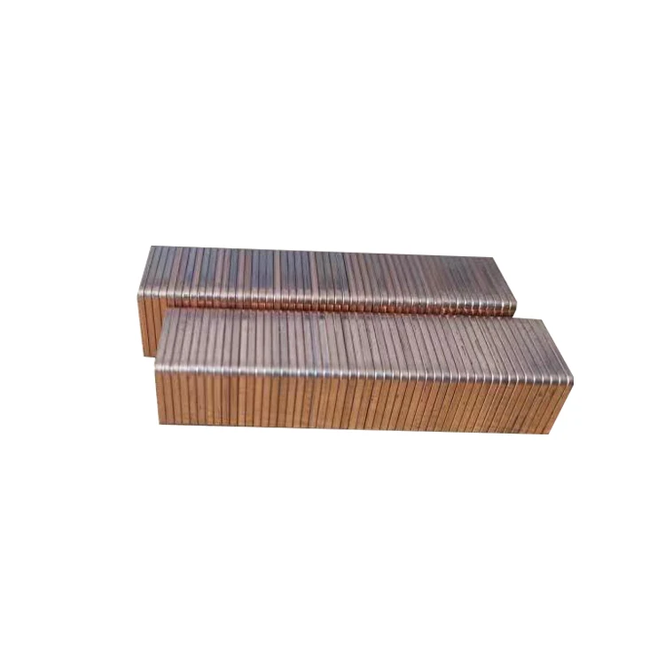 U-Type 2432 Copper-Coated Sealing Stapler Carton Closing Staples For Carton Box Closing Machine