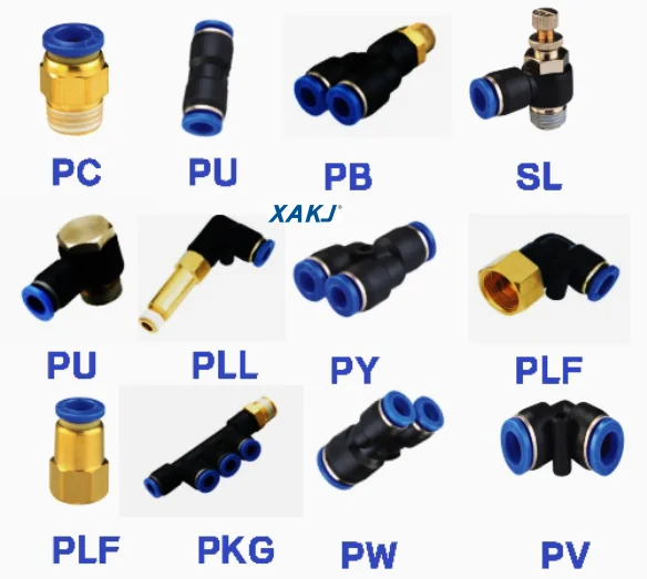 
PY series 3 Way Equal Y-shape Tee Union PlasticTube-to-Tube Adaptor Pneumatic Airtube Pipe Fittings 