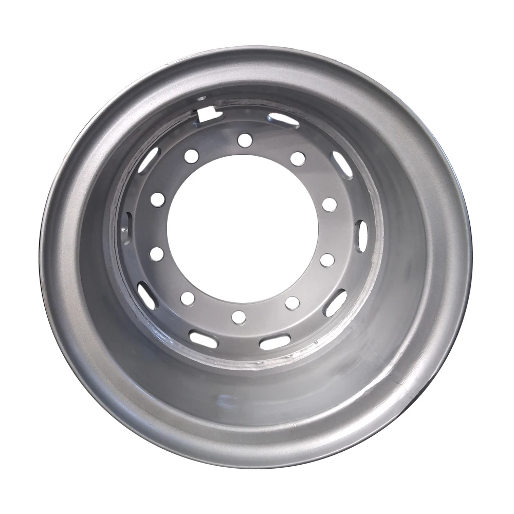 Wholesale 10 holes steel truck wheel 8.00-20 tube rim for heavy truck and bus