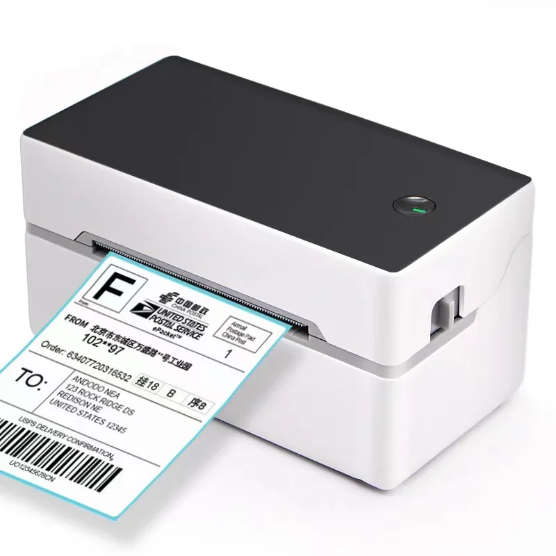 Portable Mini Mobile Thermal Label Printer  with Blue tooth Feature