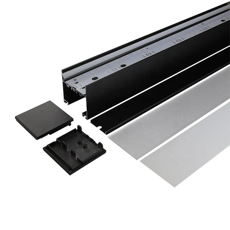 DALI Suspended Recessed Fixture Led Linear Light Linkable System Surface Suspended Ceiling Pendant Aluminum Housing Linear Light